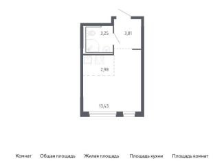 Продажа квартиры студии, 23.5 м2, Тюменская область, жилой комплекс Чаркова 72, 2.1