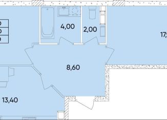 Продается 2-комнатная квартира, 61.9 м2, Ростов-на-Дону, Пролетарский район, проспект 40-летия Победы, 113