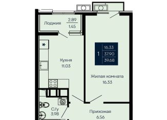 Продажа однокомнатной квартиры, 39.7 м2, Евпатория