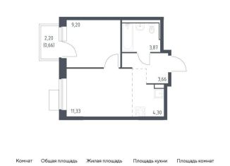 Продается однокомнатная квартира, 33 м2, Москва, Молжаниновский район, жилой комплекс Молжаниново, к5