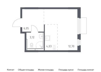 Продажа квартиры студии, 25.9 м2, Московская область, жилой комплекс Мытищи Парк, к5