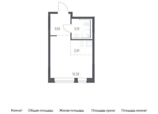 Продается квартира студия, 22.3 м2, Москва, жилой комплекс Квартал Марьино, к4