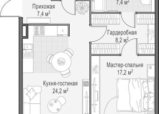 Продажа 1-ком. квартиры, 67.5 м2, Москва, метро Улица 1905 года