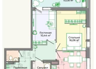 Продажа 2-комнатной квартиры, 61.5 м2, Хабаровск