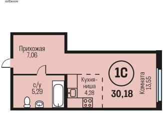 Продается однокомнатная квартира, 30.2 м2, Алтайский край