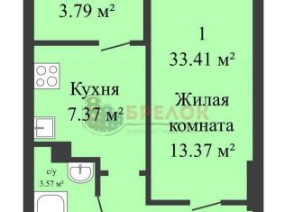 Продается 1-комнатная квартира, 35 м2, Ростовская область, Привокзальная площадь, 3
