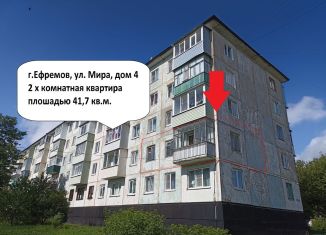2-комнатная квартира на продажу, 41.7 м2, Ефремов, улица Мира, 4
