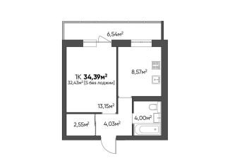 Продам 1-комнатную квартиру, 34.4 м2, Волгоград