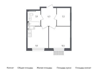 Продаю 1-комнатную квартиру, 36.1 м2, Мытищи, жилой комплекс Мытищи Парк, к4.1