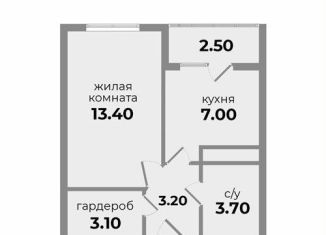 Продается однокомнатная квартира, 44 м2, Ставропольский край, Прекрасная улица, 17