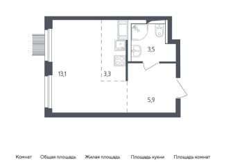 Квартира на продажу студия, 25.8 м2, Мытищи, жилой комплекс Мытищи Парк, к4.1