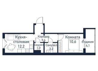 Продажа 1-ком. квартиры, 33.2 м2, Челябинская область