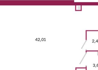 Продажа помещения свободного назначения, 48.1 м2, Санкт-Петербург, Курская улица, 27, Фрунзенский район