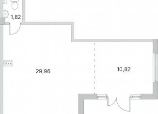 Продам помещение свободного назначения, 42.6 м2, посёлок Стрельна, проспект Будённого, 24к5