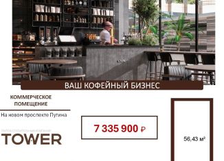 Продам помещение свободного назначения, 15.18 м2, Грозный, проспект В.В. Путина, 3, Ахматовский район