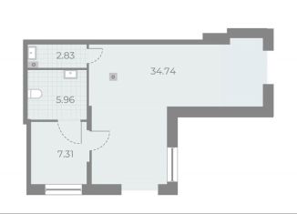 Помещение свободного назначения на продажу, 49.5 м2, Санкт-Петербург, набережная Миклухо-Маклая, 3к1
