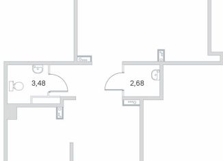 Помещение свободного назначения на продажу, 85.3 м2, посёлок Шушары, улица Нины Петровой, 6к1