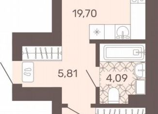 Продаю двухкомнатную квартиру, 45.5 м2, Чита