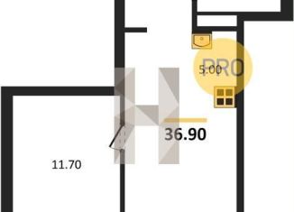 Продажа 1-комнатной квартиры, 38.1 м2, Новосибирск, Калининский район