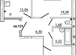 Продается 2-комнатная квартира, 66.3 м2, деревня Алтуховка, Олимпийская улица, 2