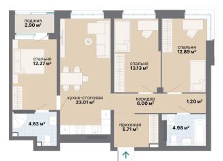 Продается 3-комнатная квартира, 86.7 м2, Екатеринбург