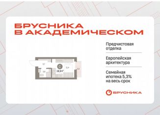 Продается квартира студия, 19.9 м2, Екатеринбург