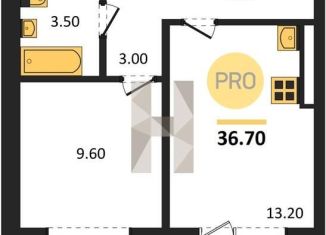 Продам однокомнатную квартиру, 36.7 м2, Обь, Большая улица, 23