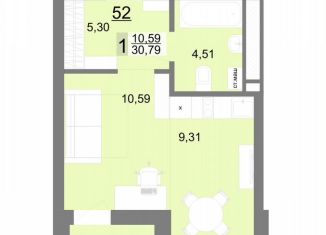 Продается квартира студия, 30.8 м2, Екатеринбург, Тенистая улица, 8с5