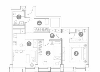 Продается 3-ком. квартира, 65.7 м2, Москва, район Хорошёво-Мнёвники