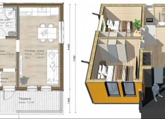 Продам дом, 58 м2, КП Усадьба Глебово, улица Вивальди