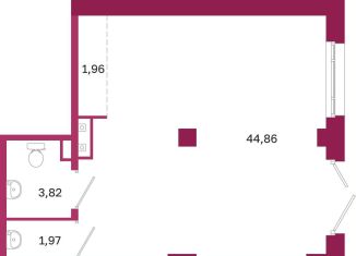 Продается помещение свободного назначения, 52.61 м2, Санкт-Петербург, Курская улица, 27, Фрунзенский район