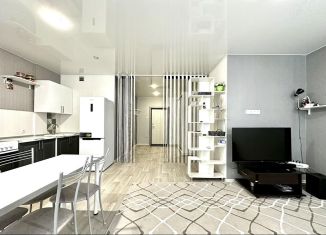 Сдача в аренду квартиры студии, 42 м2, Тюмень, улица Мельникайте, 2к12, ЖК Горизонт