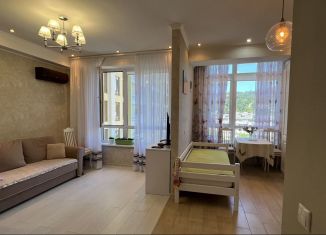 Сдаю однокомнатную квартиру, 38 м2, посёлок городского типа Дагомыс, Армавирская улица, 20А, ЖК Кватро