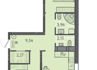 Продается 2-ком. квартира, 63 м2, Краснодар, Прикубанский округ