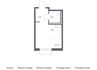 Продажа квартиры студии, 21.9 м2, посёлок Песочный