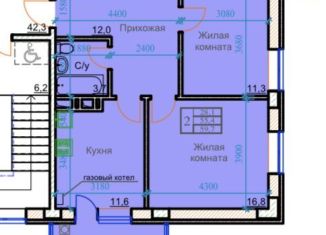 Продажа двухкомнатной квартиры, 59.7 м2, Ставропольский край
