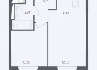 Продается двухкомнатная квартира, 34.8 м2, Мытищи, ЖК Мытищи Парк, жилой комплекс Мытищи Парк, к1