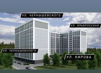 Продам 1-комнатную квартиру, 45.3 м2, Нальчик, район Хладокомбинат, улица Шарданова, 48к4