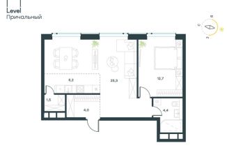 Продажа 2-комнатной квартиры, 53.1 м2, Москва, метро Международная, Причальный проезд, 10А