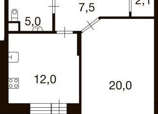 Продажа 2-ком. квартиры, 72.9 м2, деревня Ивановское, улица Семёна Гордого, 1