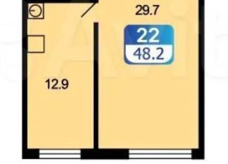 Продаю 1-комнатную квартиру, 48.2 м2, деревня Болтино, ЖК Болтино