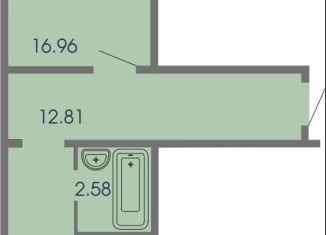 Продажа 1-комнатной квартиры, 43.3 м2, Чебоксары, Ленинский район, проспект Геннадия Айги, поз25