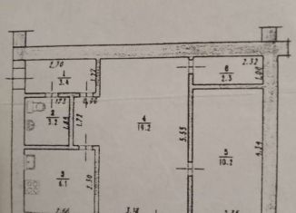 Продам 2-ком. квартиру, 44 м2, рабочий посёлок Любинский, улица Буркенина, 14