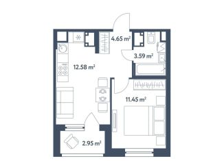 2-комнатная квартира на продажу, 33.8 м2, Москва, ЖК Светлый Мир Станция Л, жилой комплекс Светлый Мир Станция Л, к26