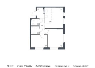 Продажа 3-комнатной квартиры, 55.6 м2, Москва, жилой комплекс Молжаниново, к1, метро Пятницкое шоссе