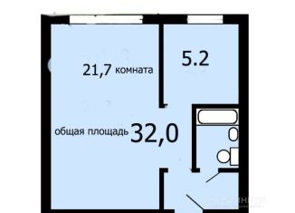 Продаю однокомнатную квартиру, 32 м2, Москва, Крутицкая набережная, 15, Крутицкая набережная