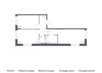 Продажа двухкомнатной квартиры, 59.4 м2, Московская область