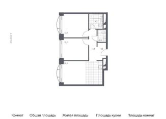 2-комнатная квартира на продажу, 60 м2, Москва, жилой комплекс Новоданиловская 8, к2, станция Верхние Котлы