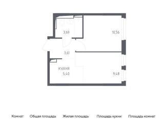 Продается 1-ком. квартира, 32.7 м2, Москва, жилой комплекс Остафьево, к16