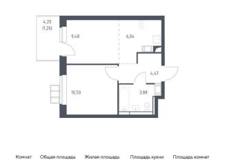 Продам однокомнатную квартиру, 35.6 м2, поселение Рязановское, жилой комплекс Алхимово, к13